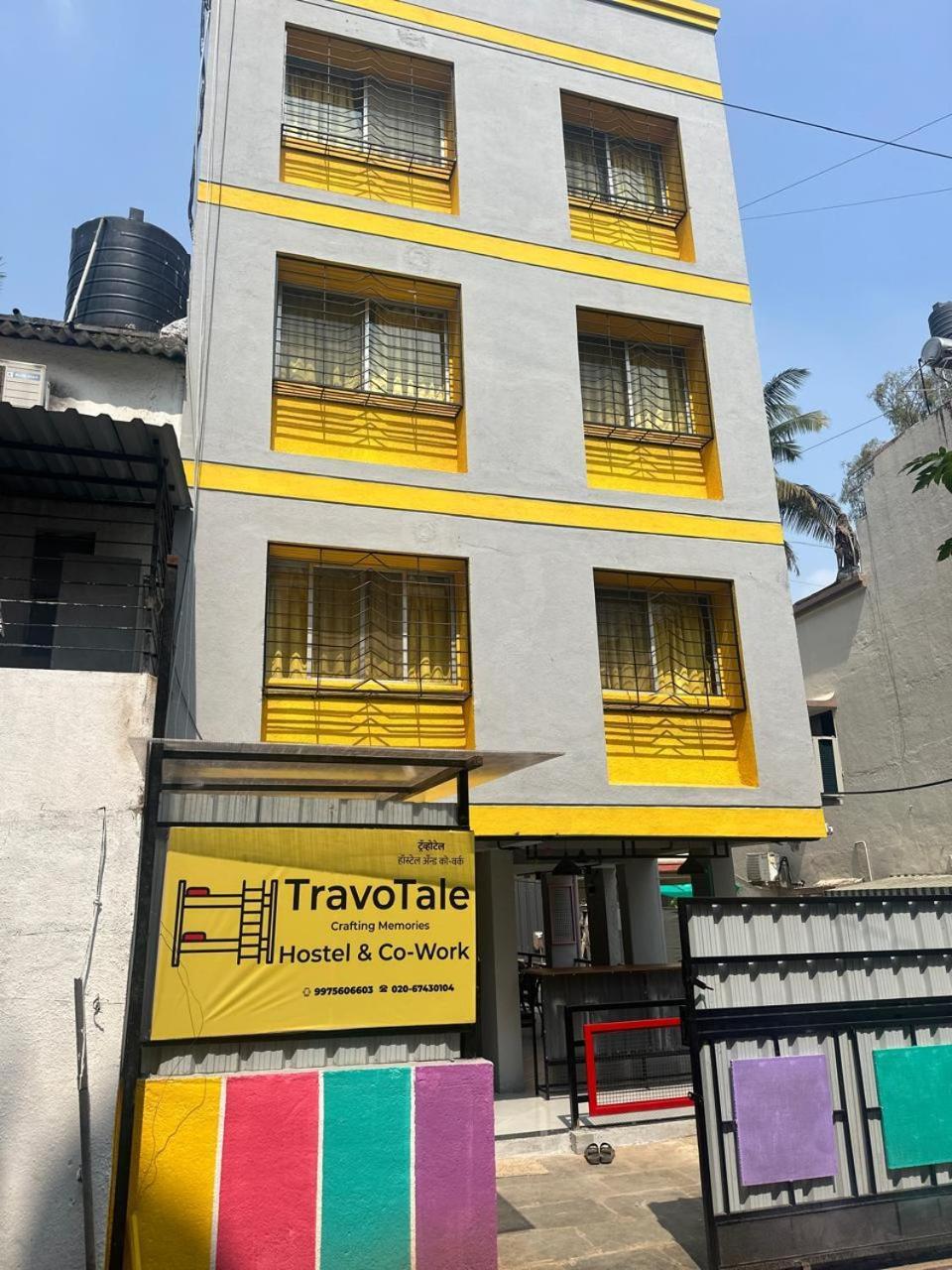 Travotale Hostel And Cowork Koregaonpark Púna Exteriér fotografie